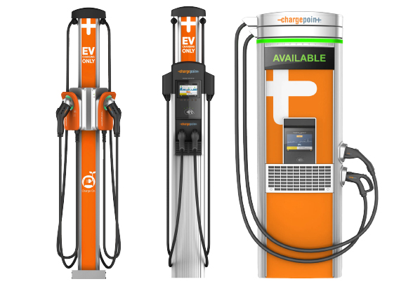 installations commerciales bornes chargepoint