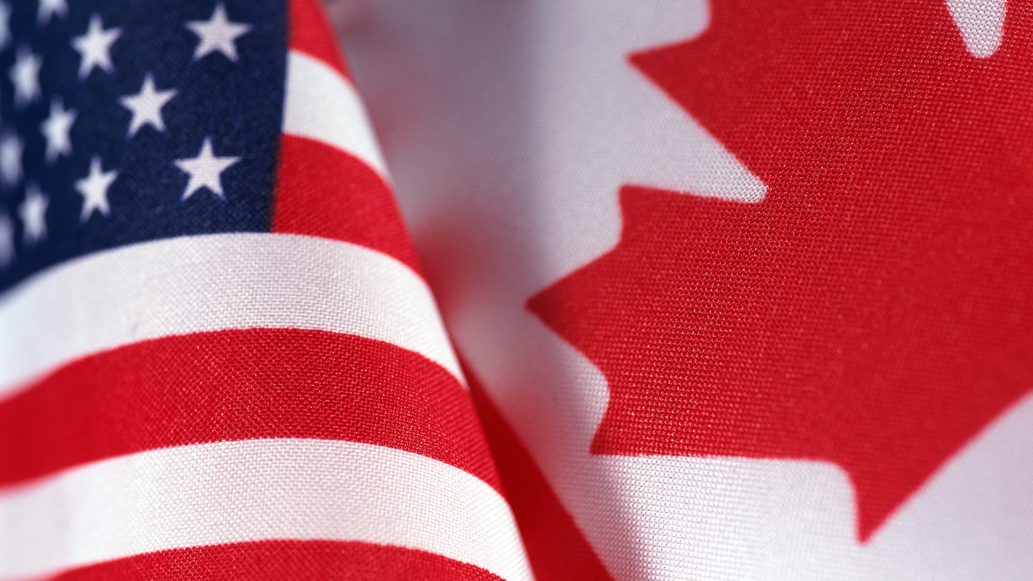 drapeau usa-canada drapeau usa-canada
