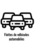 Borne de recharge pour flottes de véhicules automobiles