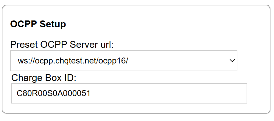Configuration de la borne BEQ