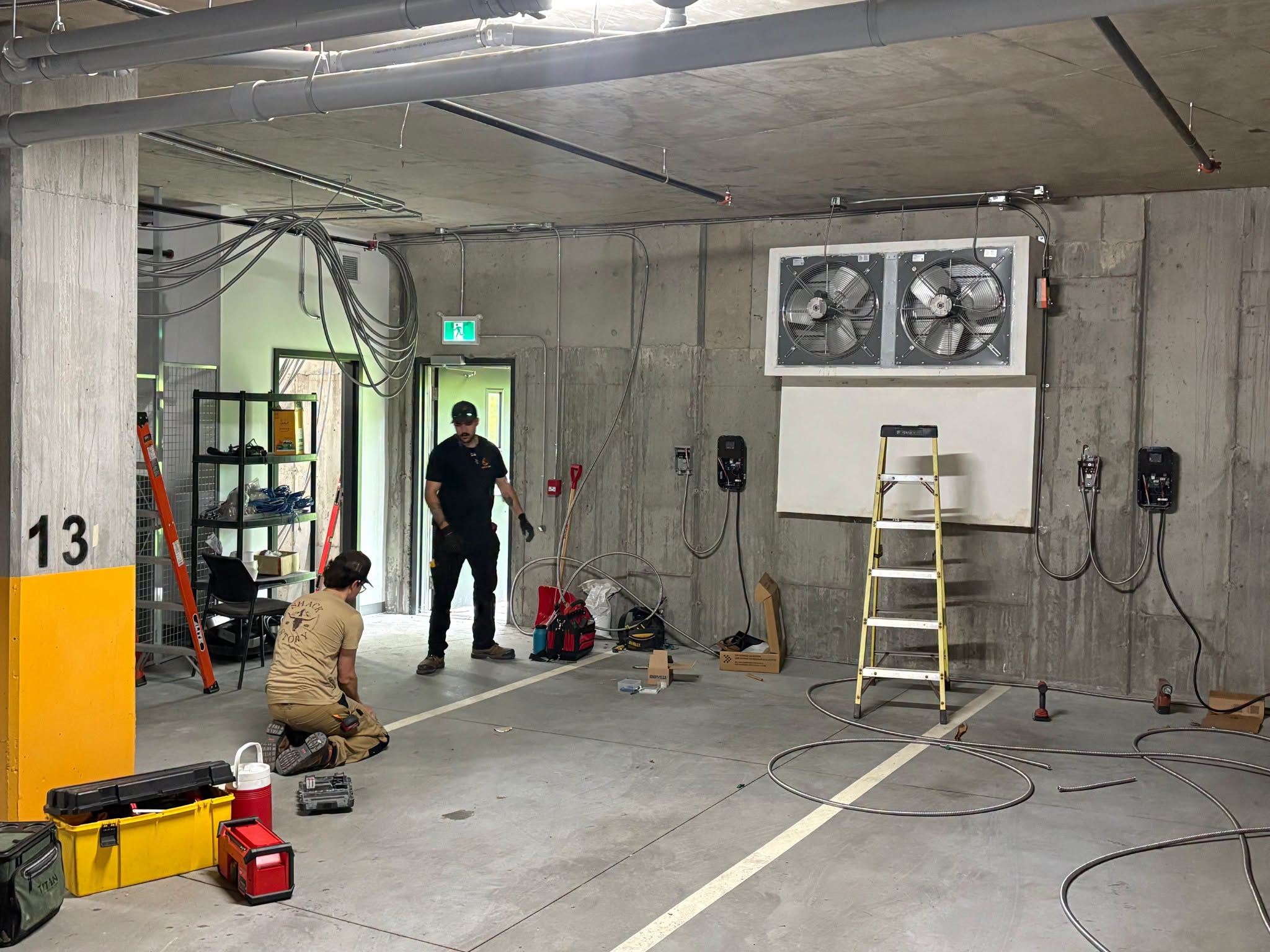 Installation de bornes de recharge pour condos